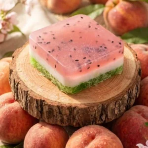 Natural Watermelon & Peach Soap